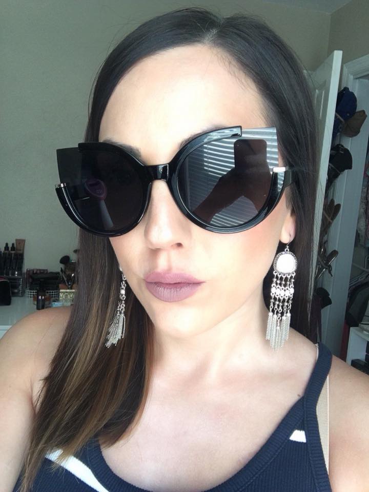 Topfoxx Sunglasses Chloe - Black - Rose Gold